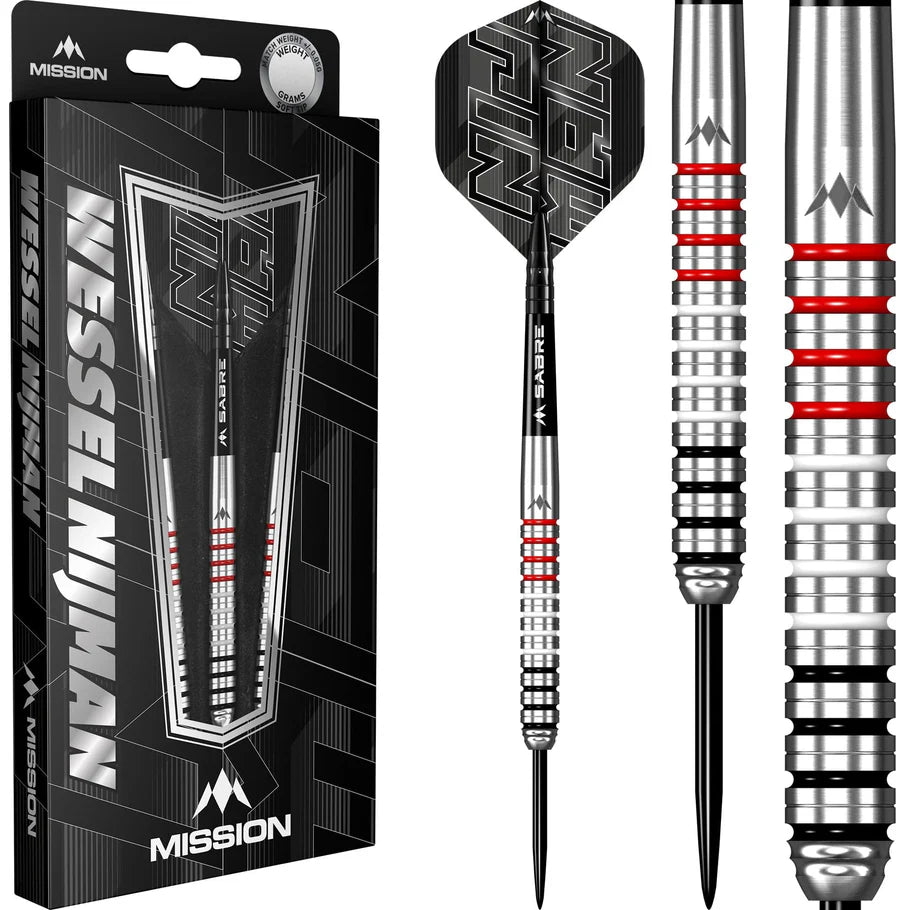Mission Wessel Nijman 95% Tungsten Steel Tip Darts