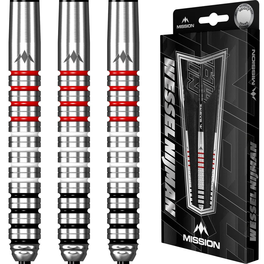 Mission Wessel Nijman 95% Tungsten Steel Tip Darts