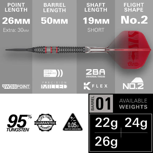 Target Nathan Aspinall ASP 95K Steel Tip Darts