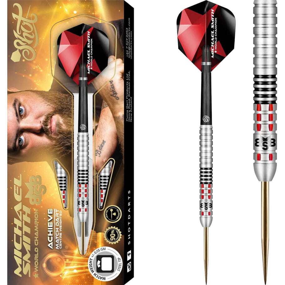 Shot Michael Smith Bully Boy Achieve Steel Tip Darts