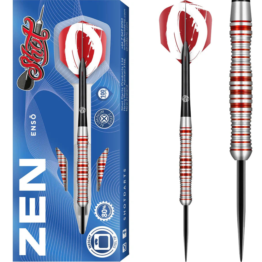 Shot Zen Series Enso Steel Tip Tungsten Darts