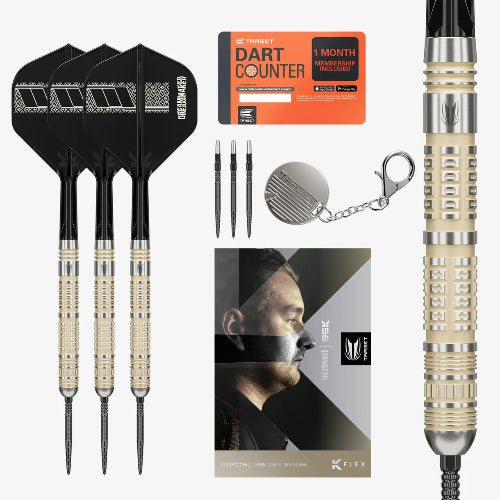Target Dimitri Van den Bergh 95K Steel Tip Darts