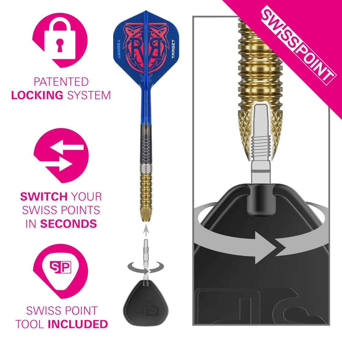 Raymond Van Barneveld G6 SP Steel Tip Darts