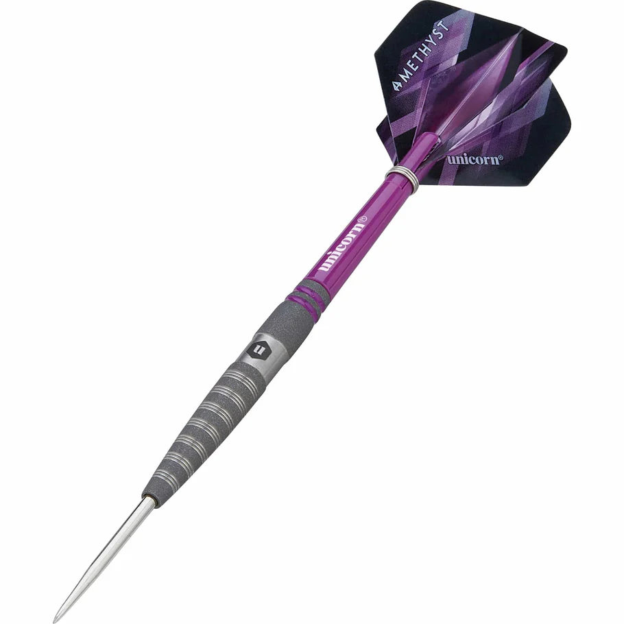 Unicorn Amethyst Style 4 Sandblasted Steel Tip Darts