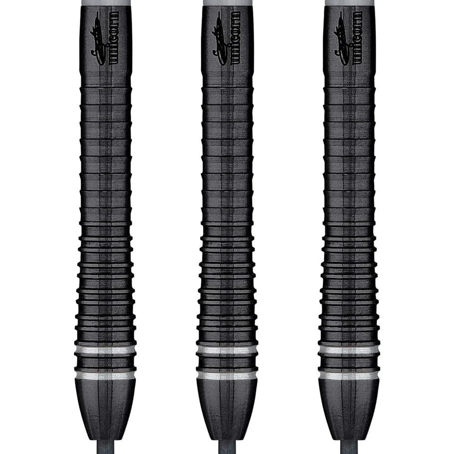 Unicorn Noir Phase 6 Gary Anderson 90% Tungsten Steel Tip Darts