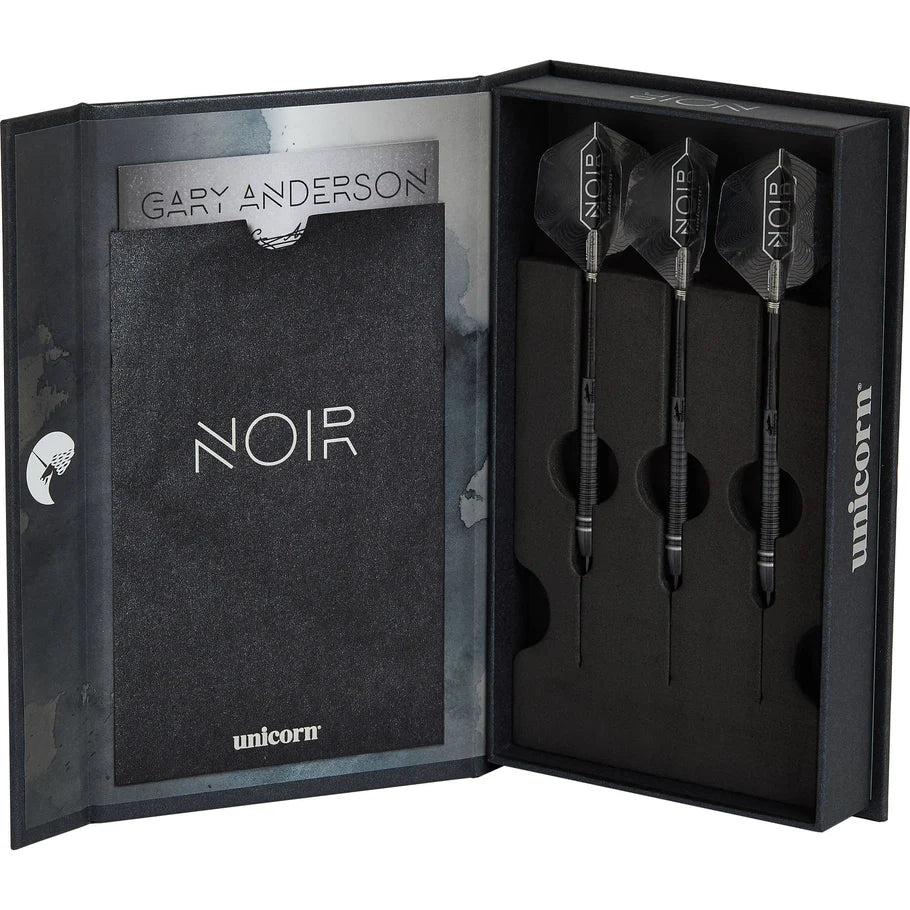 Unicorn Noir Phase 6 Gary Anderson 90% Tungsten Steel Tip Darts