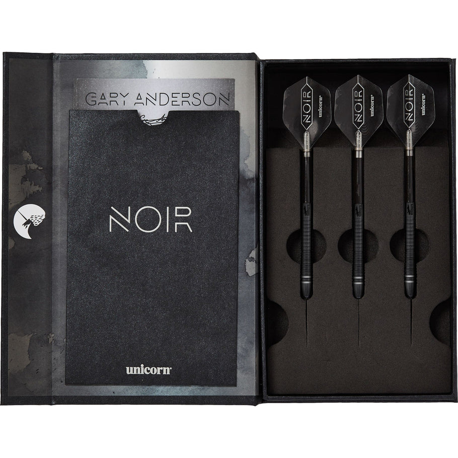 Unicorn Noir Phase 6 Gary Anderson 90% Tungsten Steel Tip Darts